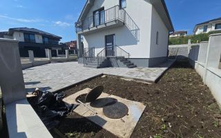 Casa 4 camere la cheie,2bai,120 mp,501 mp teren,zona Corunca - Poză 12
