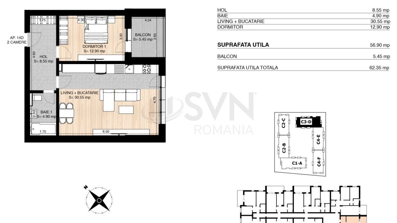 REA1023942 Apartament 2 camere Miluna Residence - Poză 11
