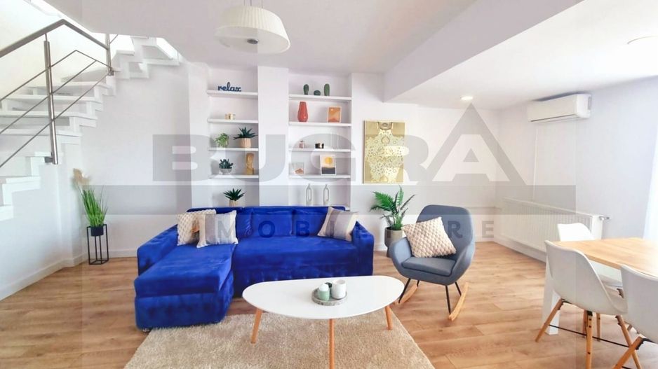 Penthouse superb pe 2 nivele, orientat E-V, cartier Buna ziua - Poză 1