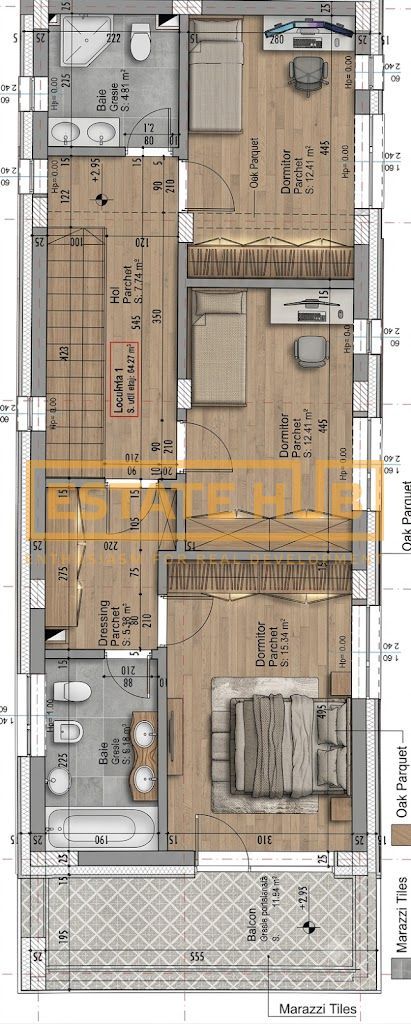 Duplex premium cu eficiență energetică ridicată - Cartier Europa, Aleea Muzicii - Poză 10