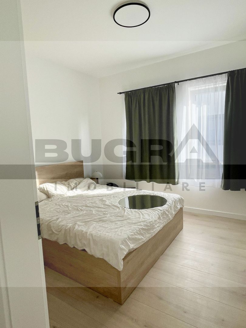 Apartament 2 camere,  51 mp, gradina, parcare,  zona L. Merlin - Poză 3