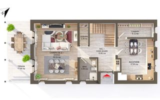 Casa individuala teren 470 mp, zona Tineretului Sibiu - Schiță 5