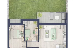 Apartament 3 camere | parter cu gradina | Zona Alba Iulia – Sibiu - Schiță 15
