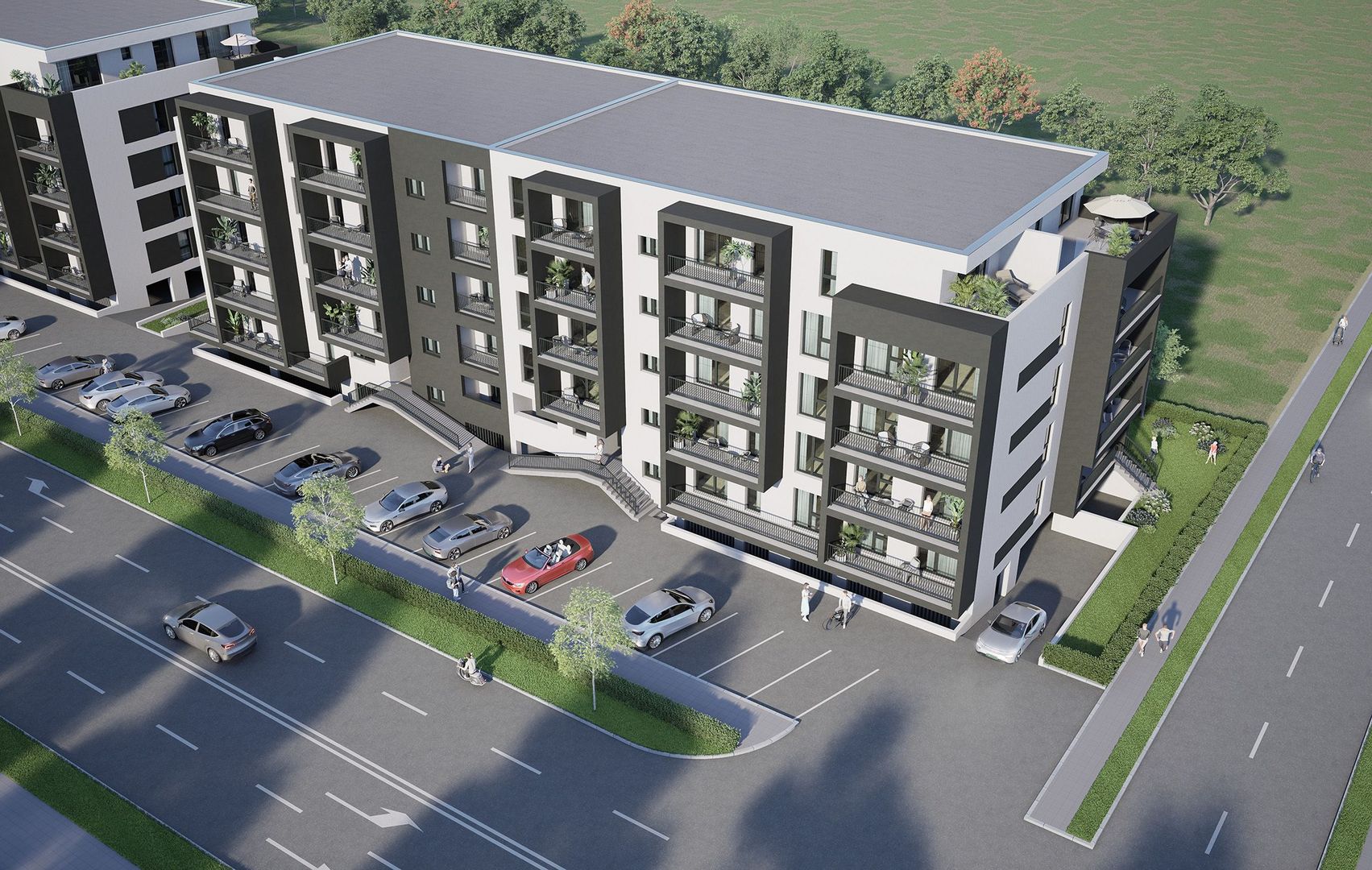 AP. 2CAM DECOMANDAT + GRADINA PROIECT PREMIUM P+3+4R / PALLADY! - Poză 3