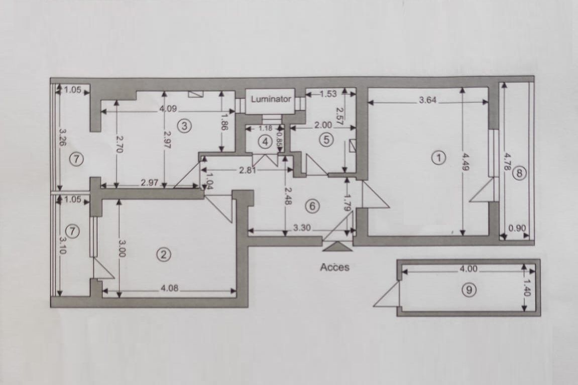 Apartament zona ONIX, mobilat si utilat - Schiță 18