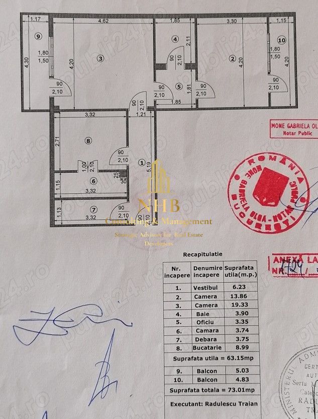 Apartament 2 camere foarte spatios zona Decebal - Poză 6