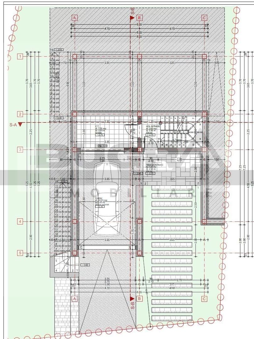 Case individuale 4 camere, 140 mp utili, 1000 mp teren, Feleacu - Schiță 9