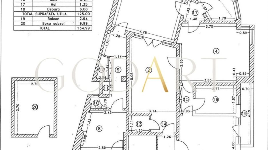 Apartament 5 camere | 125 mp | Calea Moșilor | FIRMA-COMERCIAL - Poză 26