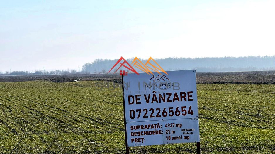 Teren intravilan, 4927 mp, Darmanesti, Dambovita - Poză 4