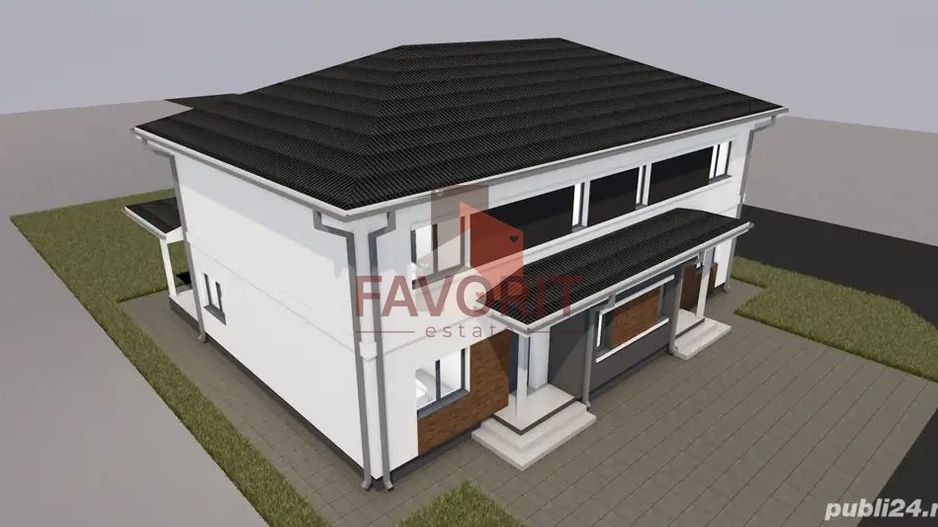 Duplex cu 4 camere de vanzare - Mosnita Noua. Zona Excelenta. - Poză 1