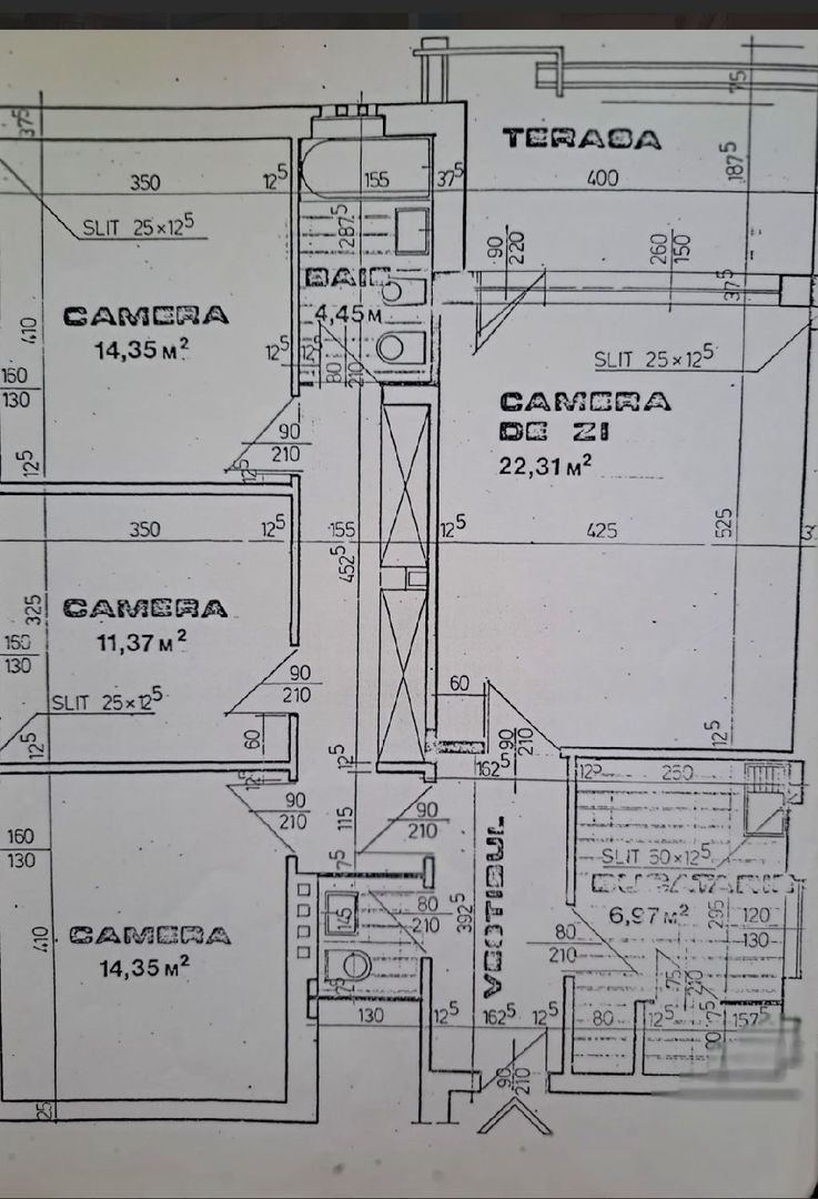 4 camere || Aviatorilor / Uruguay - Schiță 20
