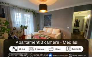Apartament 3 camere, Medias - Poză 1
