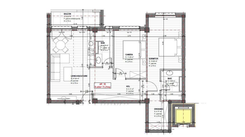 Giroc-ESO | Apartamente de 2 si 3 camere| Bloc cu lift - Poză 15