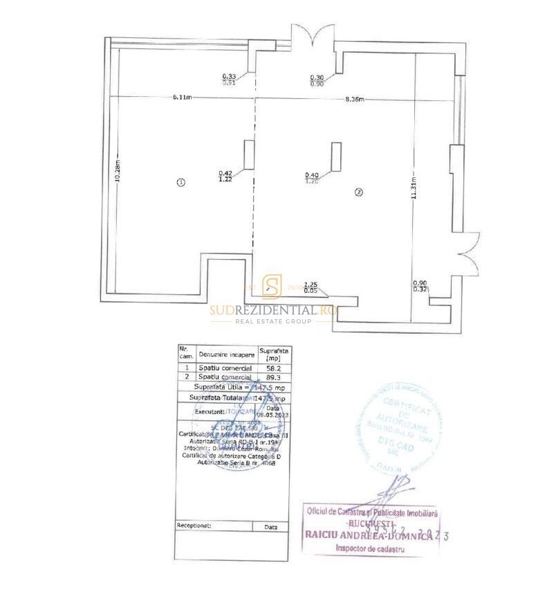 Spatiu comercial 147.5 mp - Metalurgiei Park, stradal Drumul Binelui - Schiță 8