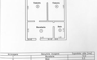Apartament 2 camere, et 1,Piața Balcescu-Observator- Comision 0% - Poză 20