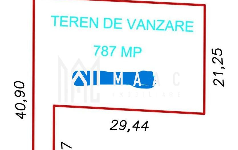 Teren | intravilan |  787 Mp |  Cristian | - Poză 3