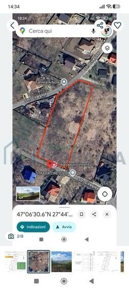 Teren intravilan 500 mp – Tomești, Chicerea – utilități, parcelat - Poză 3
