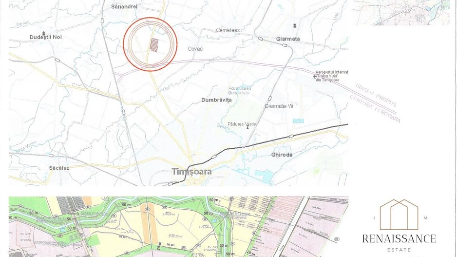 Sanandrei Teren 35 Hectare | Centura - Autostrada - Hale - PUZ Aprobat - Poză 2