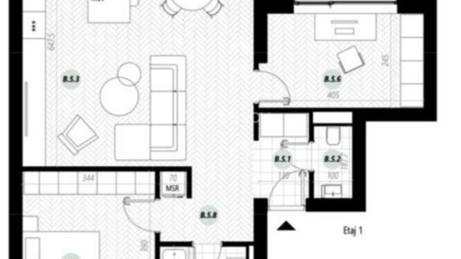 Renting Bucharest | 3 room apartment | Pipera | Parking - Poză 9