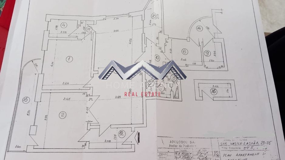 Apartament 3 camere – Ultracentral, Str. Vasile Lascăr - Poză 11