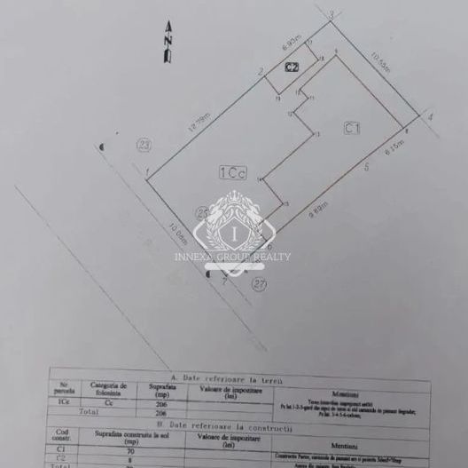 De vânzare teren + casă bătrânească – 206 mp – Zona centrală Mihai Bravu – Vitan - Poză 3