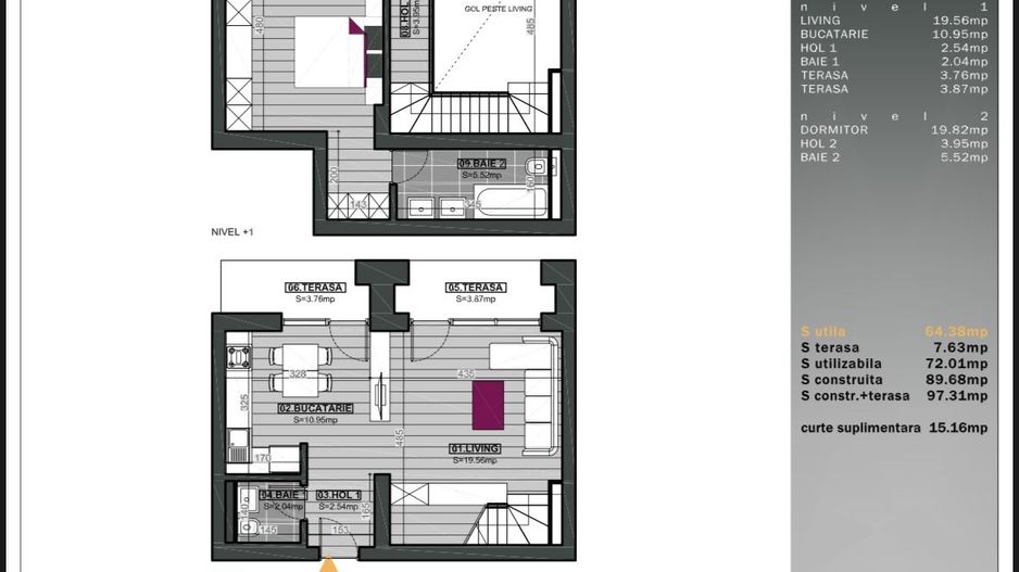 APARTAMENT DUPLEX | CLOUD 9 - Poză 10