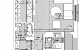 Apartament 3 camere cu dressing mare - Petricani-Lacul Tei - Schiță 18