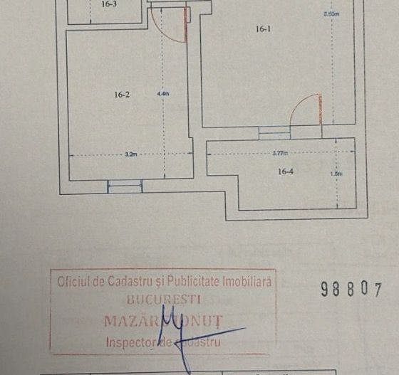Apartament 2 camere modern langa Envogue Residence, Militari - Schiță 9