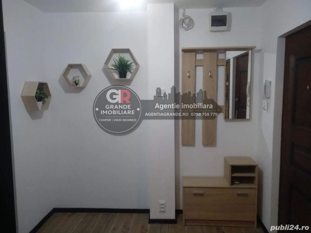 C5 apartament 2 camere utilat, mobilat, cu centrala pe gaz - Poză 3