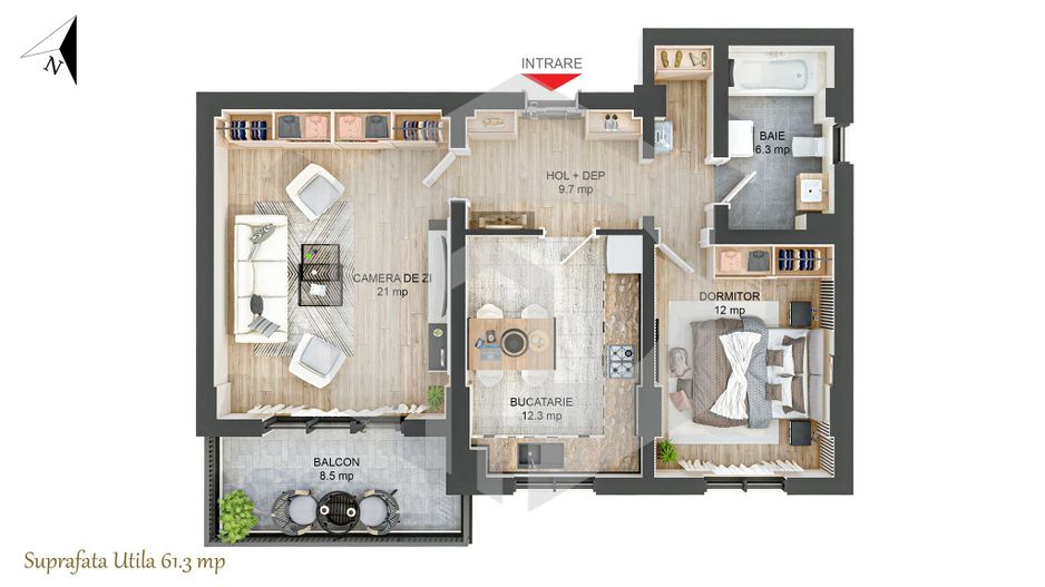 Apartament 2 camere - Decomandat - Etaj 2 sau 2- Piata Rahovei - Poză 2