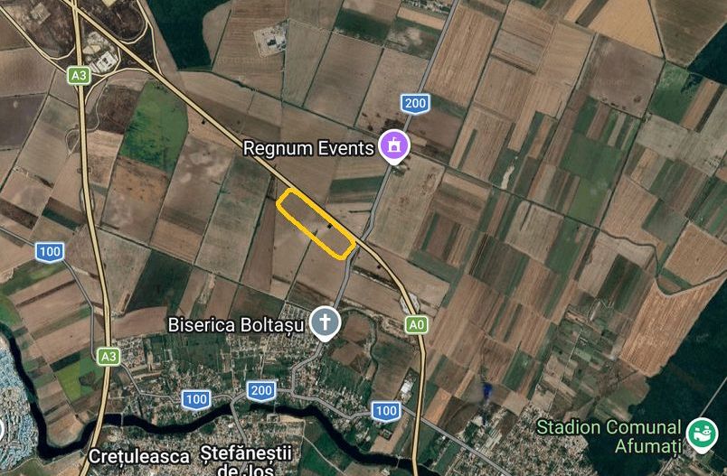 Teren intravilan | Ideal investiție | Autostrada A0 - Poză 1