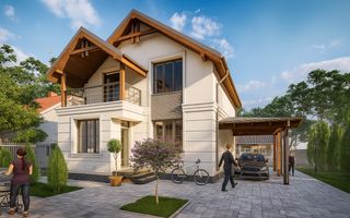 Vânzare, casă, 2 nivele, 3 camere, strada Trandafirilor, Durlești - Poză 1