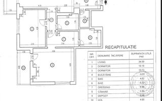 FLOREASCA | 3 CAMERE | LOC DE PARCARE - Schiță 13