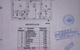 Apartament 2 camere semidecomandat/nemobilat - zona Fratii Golesti - Poză 19