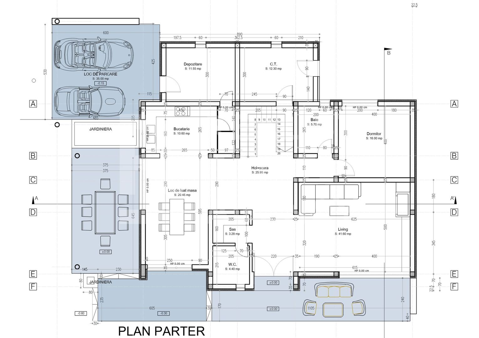 Casă P+1, 315 m² utili | Teren 1.300 m² | Pe malul lacului Ostratu - Schiță 16