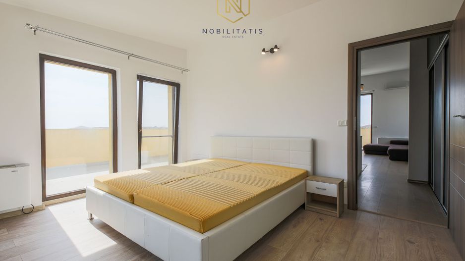 Apartament Giroc, 2 camere | Mobilat & Utilat | Terasa 50 mp & Parcare - Poză 11