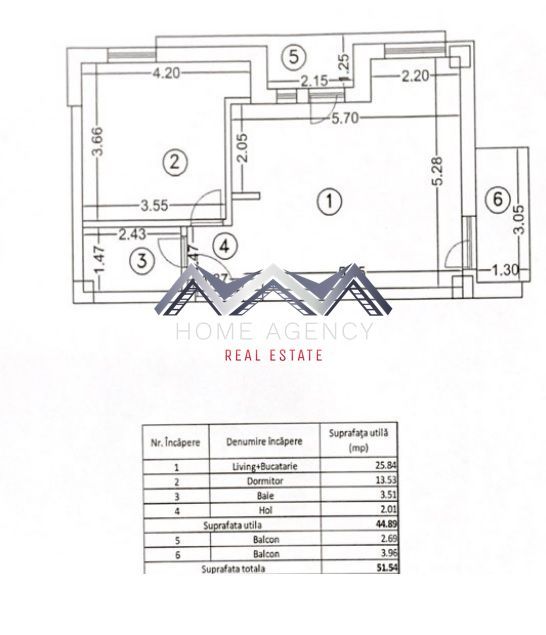 Apartament 2 camere Otopeni central, finisaje la alegere, de la dezvoltator - Schiță 7
