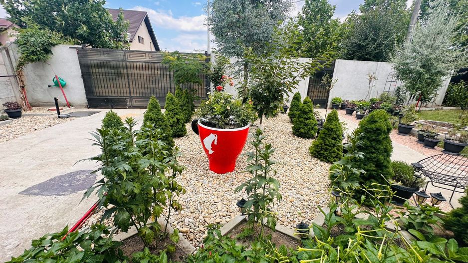 Parter cu structură pentru etaj, curte amenajată și organizare impeca - Poză 13