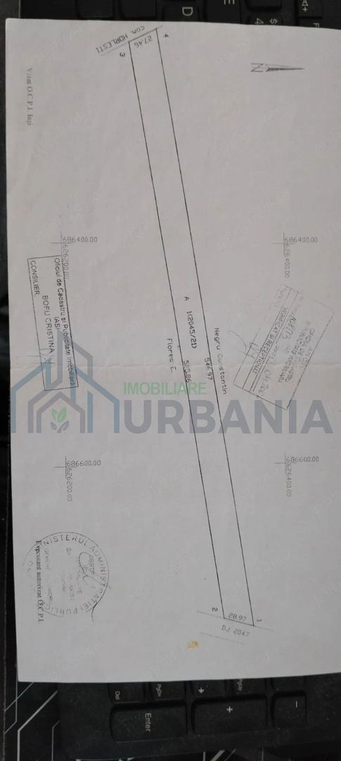 Teren Extravilan 14.000 mp, Vorovești (Miroslava) – Deschidere Directă la DJ 2047 - Poză 1