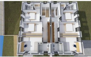 Doua case in Duplex 4 camere 183 mp-teren 295 mp-Dezmir Jud. Cluj - Poză 15