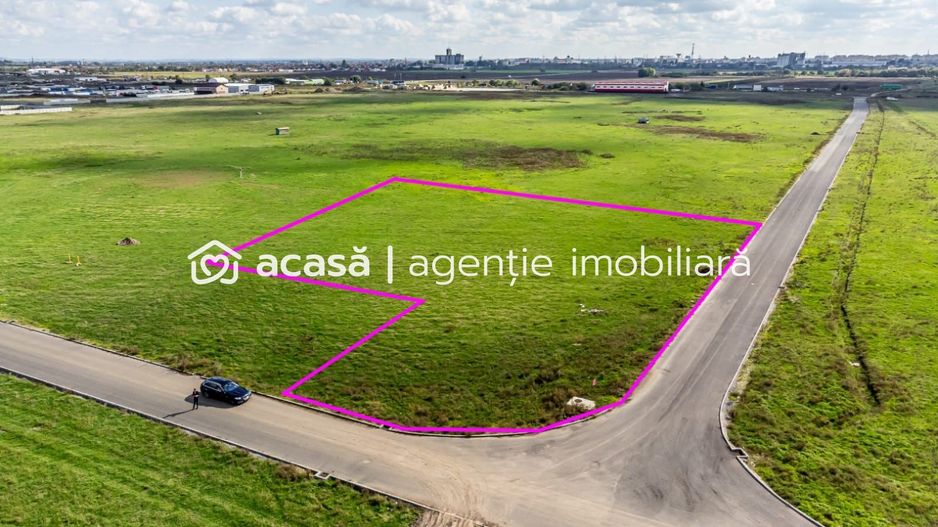 Teren 13.320 mp cu PUZ pentru hale industriale, locație cheie Arad - Poză 2
