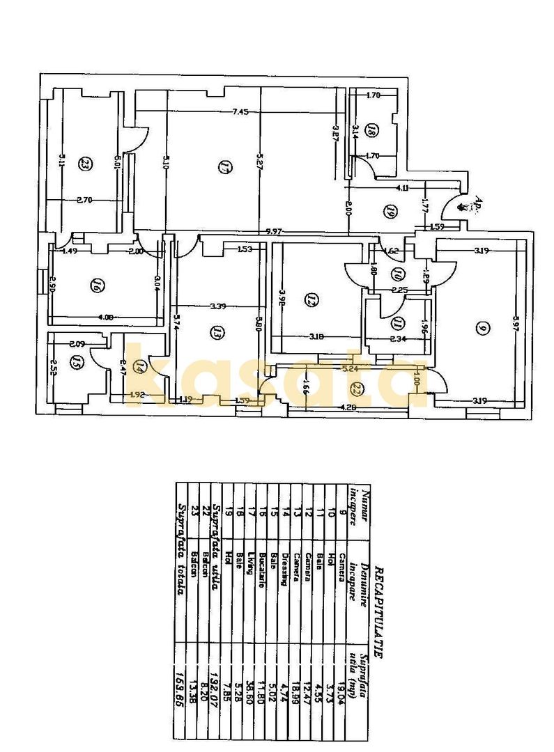 Apartament spațios cu 4 camere de închiriat în zona Aviației - Poză 8