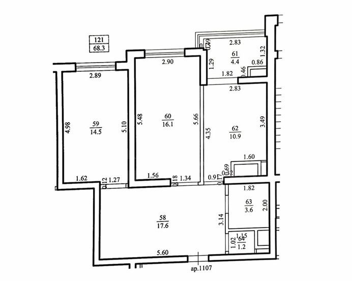 Vânzare, apartament, 2 camere, str. Vasile Lupu, Buiucani - Poză 2