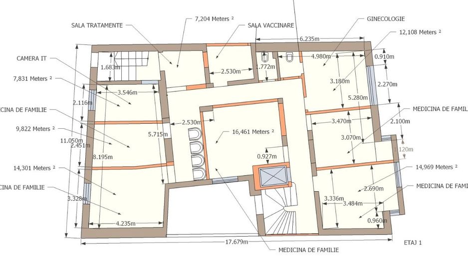 25 camere Universitate amenajate - Poză 25