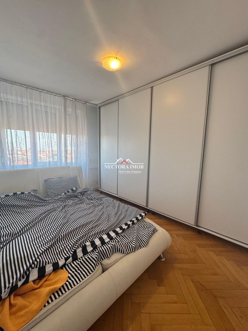 NECTORA IMOB-Apartament 3 camere, 2 balcoane,Centru Civic,70 mp,Utilar - Poză 9