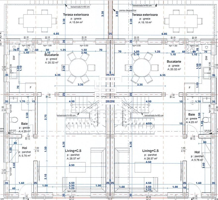 Casă nouă, cu pivniță, pod și 3 dormitoare – situată pe colț - Cisnadie - Schiță 17
