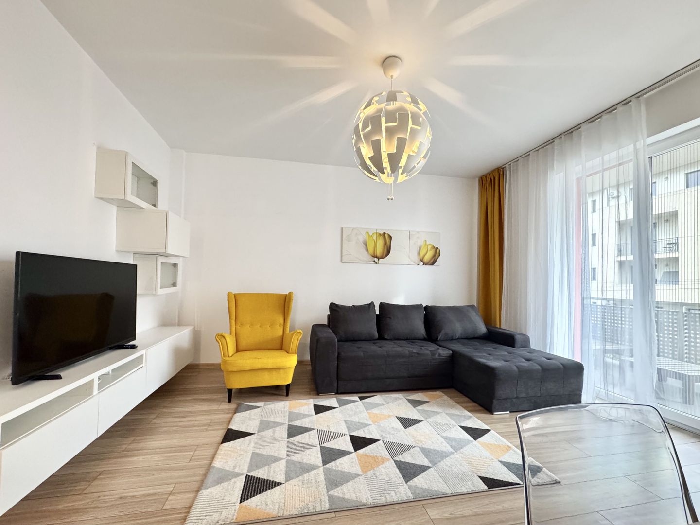 3 camere Braytim, modern, lift, etaj 1, balcon generos - Poză 3