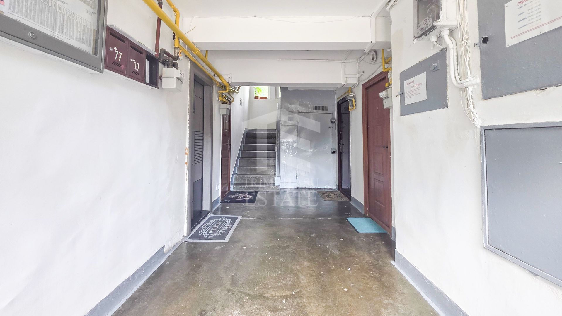 Apartament intim de 3 camere, complet mobilat și utilat + centrala - Poză 12