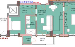 Apartament 3 camere FINISAT LA CHEIE  ,Doamna Stanca parcare inclusa - Poză 11