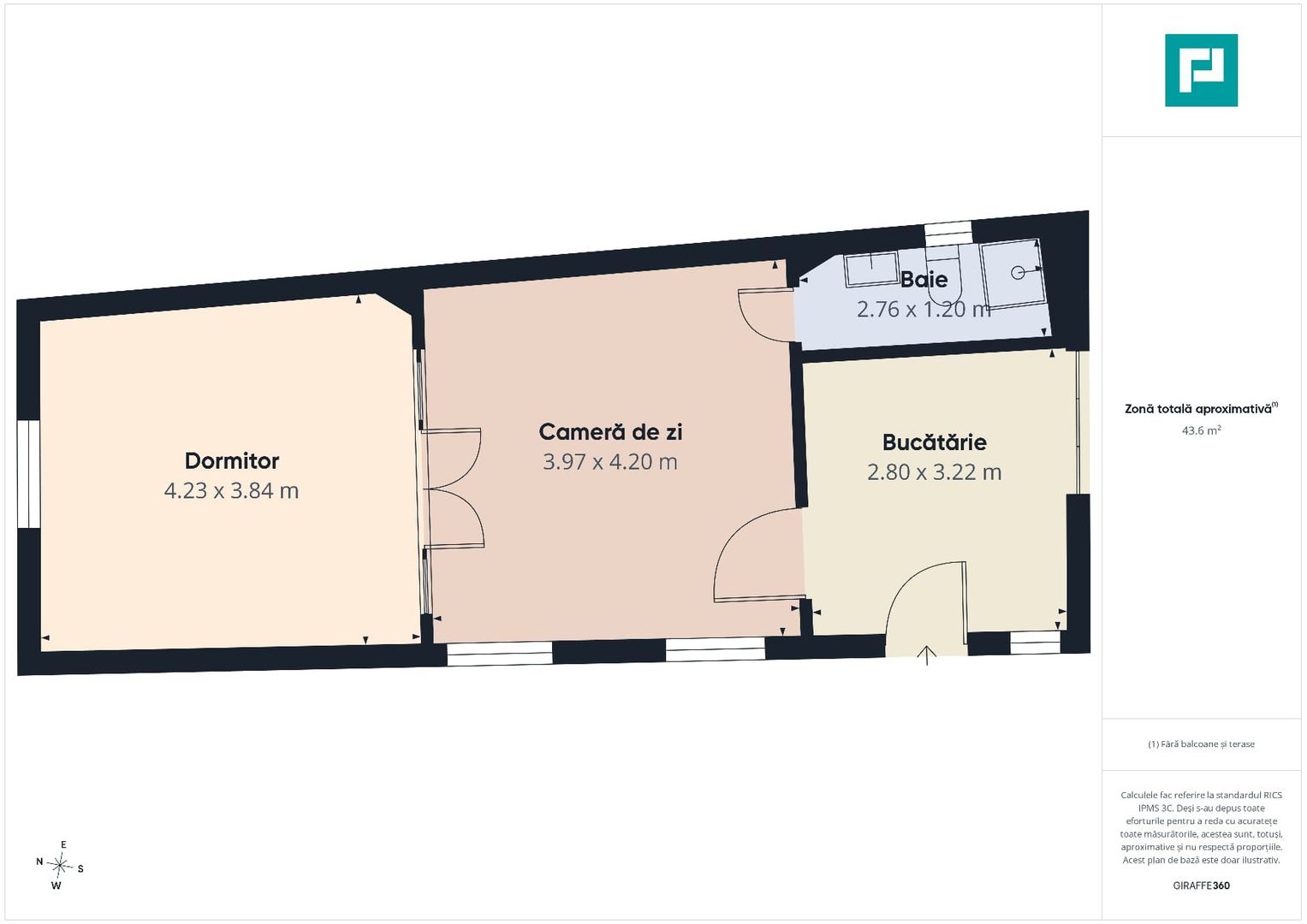 Apartament cu 2 camere, la casă, zona Drăgășani - Poză 21